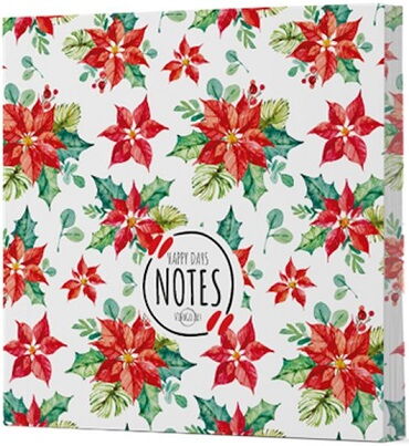 YILBAŞI 6 ÇİZGİSİZ DEFTER YAN BASKILI