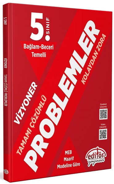 5.SINIF PROBLEMLER SORU BANKASI VİZYONER