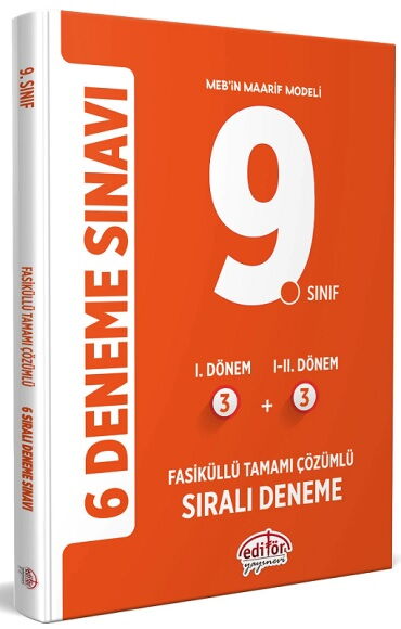 9.SINIF 6 FASİKÜL DENEME 3+3
