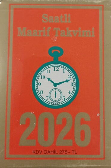 BÜYÜK SAATLİ MAARİF TAKVİMİ 2026