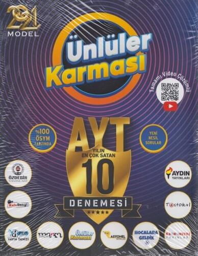 ÜNLÜLER KARMASI AYT 10+5 DENEME