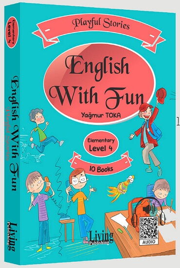 ENGLİSH WİTH FUN ELEMENTARY LEVEL 4 10 KİTAP