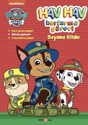 PAW PETROL HAV HAV KURTARMA GÖREVİ BOYAMA KİTABI