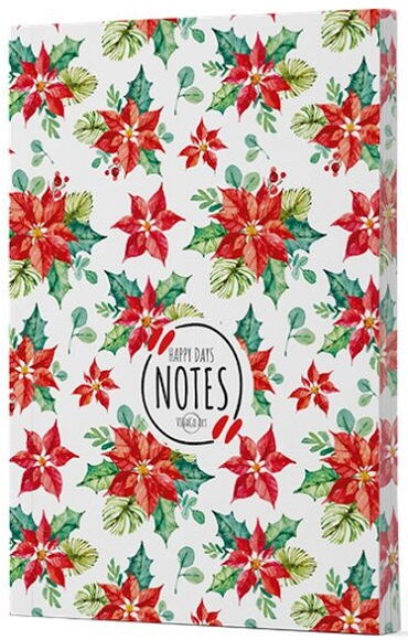 YILBAŞI 6 ÇİZGİLİ DEFTER YAN BASKILI