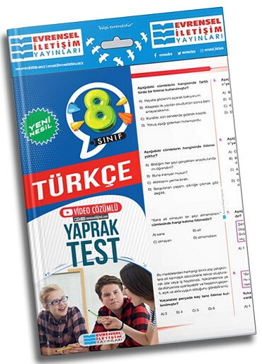8.SINIF YENİ NESİL TÜRKÇE YAPRAK TEST