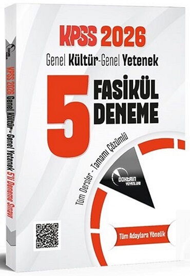 KPSS GENEL KÜLTÜR GENEL YETENEK 5 Lİ DENEME