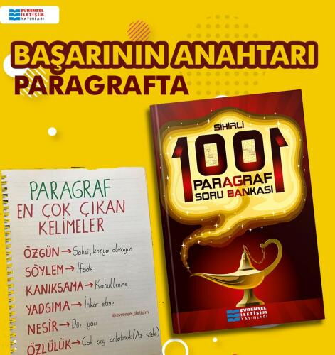 SİHİRLİ 1001 PARAGRAF SORU BANKASI  