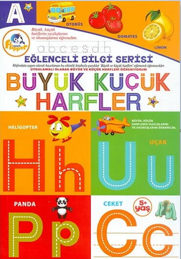 EĞLENCELİ BİLGİ SERİSİ BÜYÜK KÜÇÜK HARFLER 5+ YAŞ