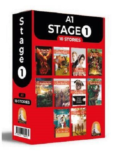 STAGE 1 İNGİLİZCE HİKAYE A1 10 LU KUTULU SET
