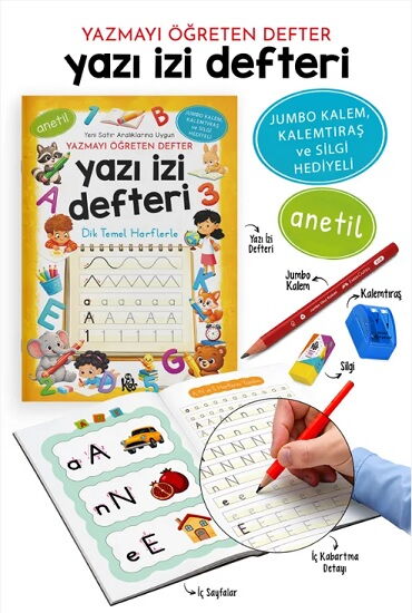 YAZI İZİ DEFTERİ YAZMAYI ÖĞRETEN DEFTER