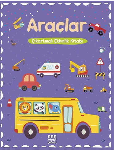 BUTTERCUP ARAÇLAR ÇIKARTMALI ETKİNLİK KİTABI