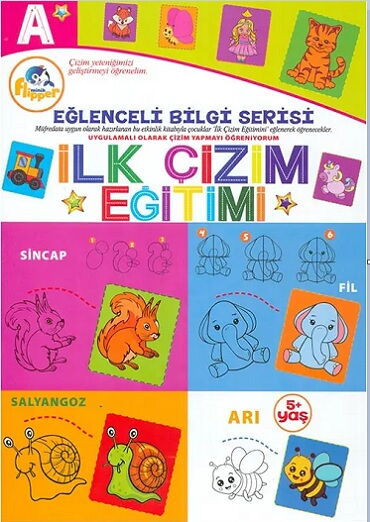 EĞLENCELİ BİLGİ SERİSİ İLK ÇİZİM EĞİTİMİ 5+ YAŞ