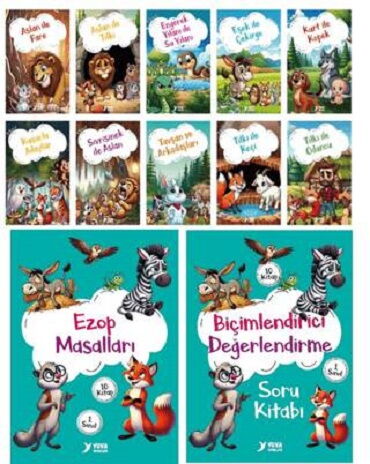EZOP MASALLARI 1.SINIF 10 KİTAP SET