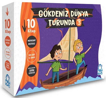 GÖKDENİZ DÜNYA TURUNDA 3 2.SINIF HİKAYE 10 KİTAP