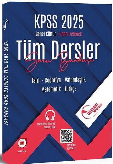 KPSS GENEL KÜLTÜR GENEL YETENEK TÜM DER. SORU 2025