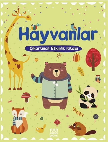 BUTTERCUP HAYVANLAR ÇIKARTMALI ETKİNLİK KİTABI