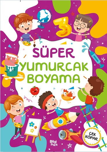 SÜPER YUMURCAK BOYAMA KİTABI