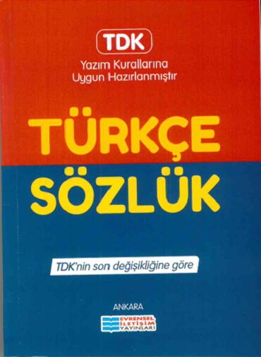 TÜRKÇE SÖZLÜK İLKOKUL ORTAOKUL KARTON KAPAK