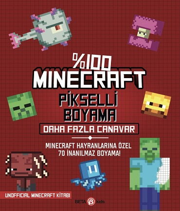 DAHA FAZLA CANAVAR % 100 MİNECRAFT PİKSELLİ BOYAMA