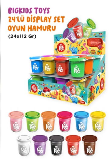 DİSPLAY KUTU OYUN HAMURU 24 LÜ