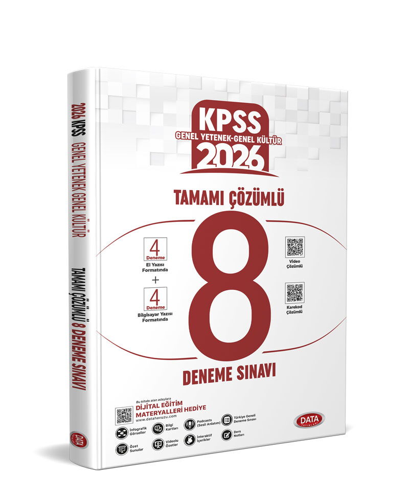 KPSS GENEL YETENEK GENEL KÜLTÜR 8 DENEME 2026