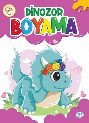 NEŞELİ DİNOZOR BOYAMA