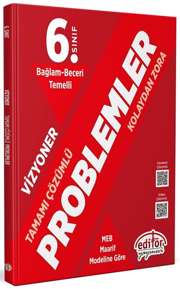 6.SINIF PROBLEMLER SORU BANKASI VİZYONER
