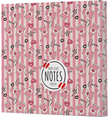 KAHVE 8 ÇİZGİSİZ DEFTER YAN BASKILI