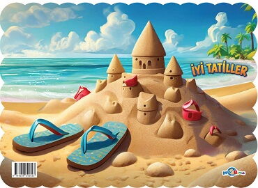 KARNE KILIFI ÇİZGİ KAHRAMANLAR KUMSAL