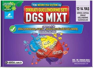 DİKKATİ GÜÇLENDİRME SETİ MİXT 12-14 YAŞ