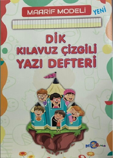 MAVİ BONCUK MAARİF MODEL YAZI DEFTERİ DİK KILAVUZ 
