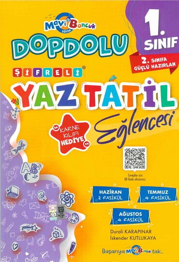 1.SINIF MAARİF MODEL MAVİ BONCUK ŞİFRELİ YAZ TATİL