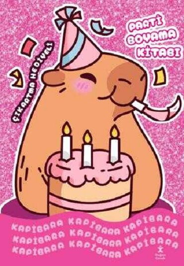 KAPİBARA PARTİ BOYAMA KİTABI