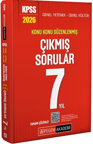 KPSS GENEL YETENEK GENEL KÜLTÜR ÇIKMIŞ SORU 7 YIL