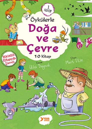 ÖYKÜLERLE DOĞA VE ÇEVRE  1.SINIF     (10 KİTAP)