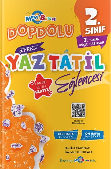 2.SINIF MAVİ BONCUK ŞİFRELİ YAZ TATİLİ EĞLENCESİ