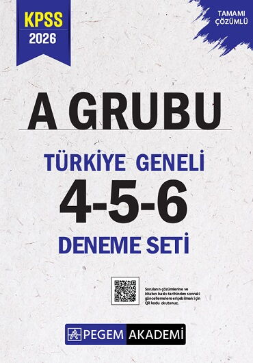 A GRUBU TÜRKİYE GENELİ 4-5-6 3LÜ DENEME