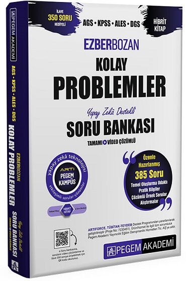 KPSS ALES DGS KOLAY PROBLEMLER EZBERBOZAN SORU