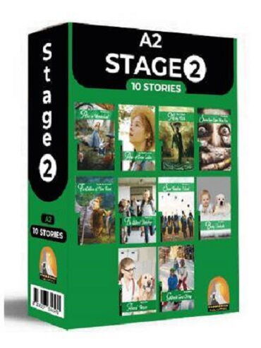 STAGE 2 İNGİLİZCE HİKAYE A2 10 LU KUTULU SET