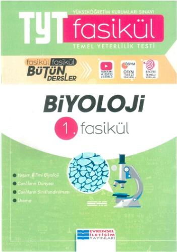 TYT BİYOLOJİ KONU ÖZT. SORU FASİKÜLÜ 1.FASİKÜL
