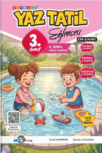 3.SINIF MAVİ BONCUK ŞİFRELİ YAZ TATİLİ EĞLENCESİ