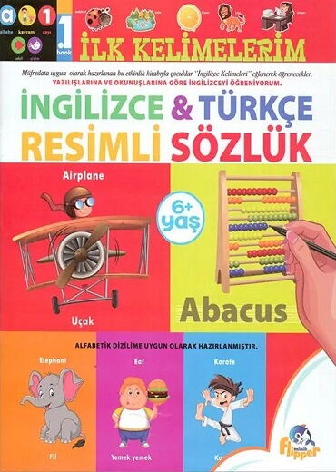 İLK KELİMELERİM İNGİLİZCE TÜRKÇE RESİMLİ SÖZLÜK