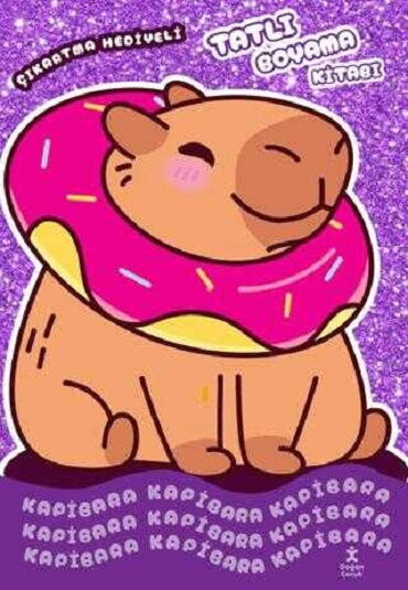 KAPİBARA TATLI BOYAMA KİTABI