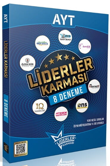 YKS AYT LİDERLER KARMASI 8 DENEME