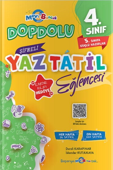 4.SINIF MAVİ BONCUK ŞİFRELİ YAZ TATİLİ EĞLENCESİ
