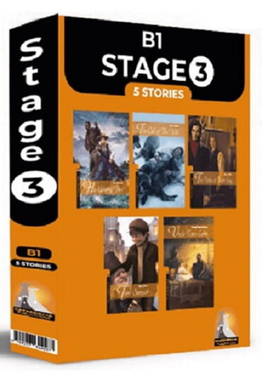 STAGE 3 İNGİLİZCE HİKAYE B1 5 Lİ KUTULU SET