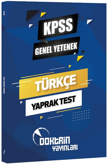 KPSS TÜRKÇE GENEL KÜLTÜR YAPRAK TEST