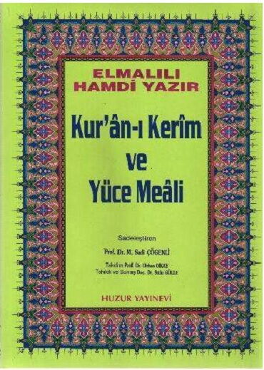 KURANI KERİM VE MEALİ ORTA BOY CİLTSİZ