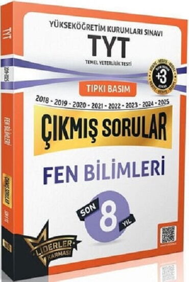 YKS TYT LİDERLER KARMASI FEN BİLİMLERİ SON 8 YIL  