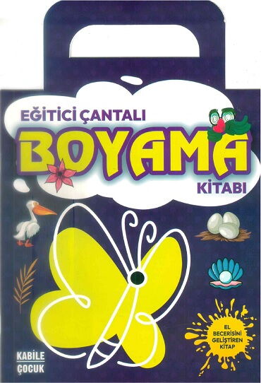 EĞİTİCİ ÇANTALI BOYAMALI